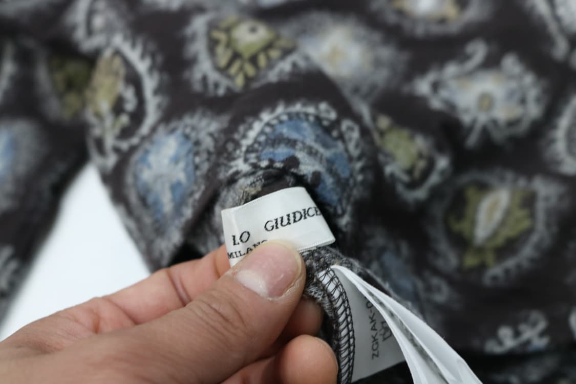 지아니 로 주디체 빈티지 에스닉 오너먼트 울 블렌드 티셔츠 상품이미지9