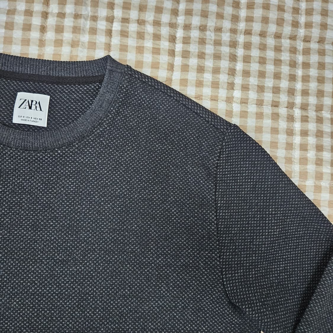 자라 긴소매 면니트 남자100 상품이미지3