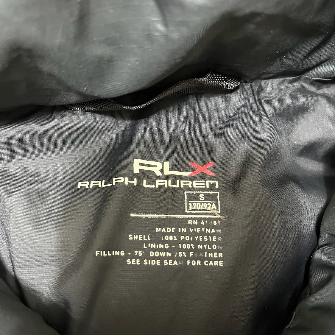 폴로 랄프로렌 RLX 덕다운 패딩조끼 베스트 [블랙] S/90 상품이미지6