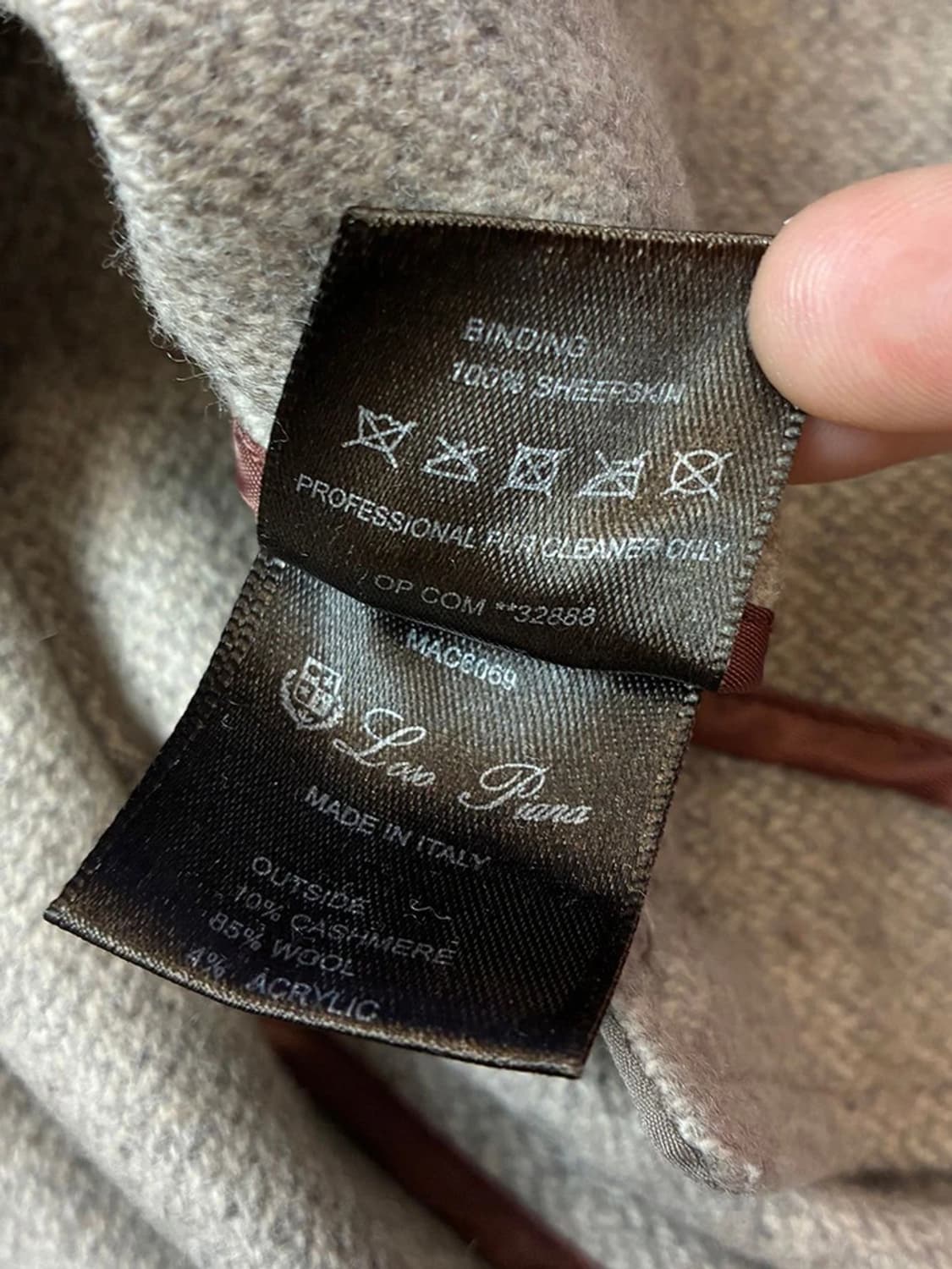 로로피아나 캐시미어 울 헤링턴 블레이저 PN5399 상품이미지8