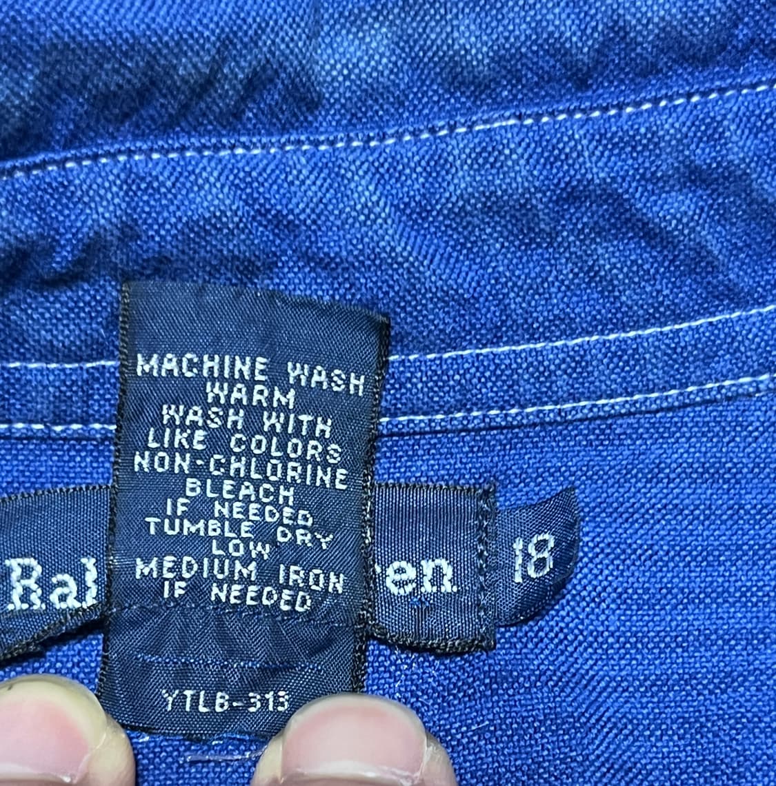 공용 폴로랄프로렌 멀티포니 옥스포드 셔츠 남방 L 상품이미지8