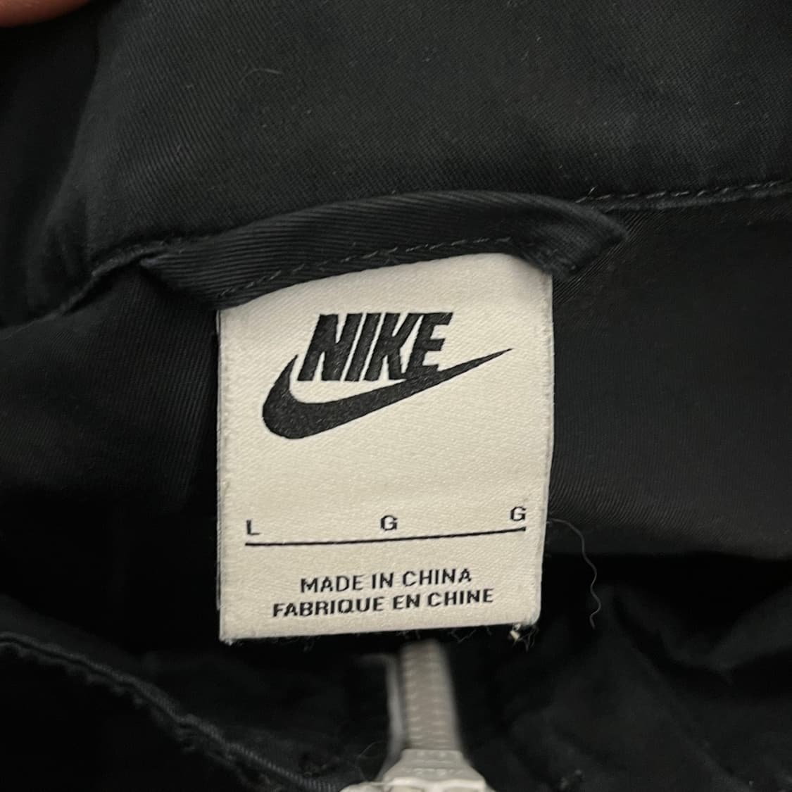 [정품/L] 나이키 아노락 블랙 포켓 반집업 바람막이 b10 상품이미지5