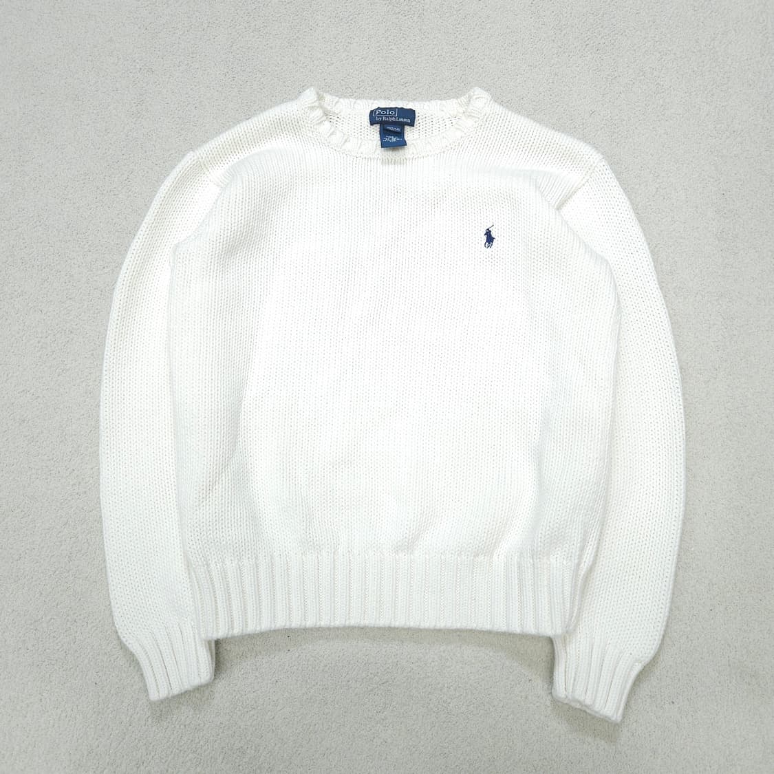 폴로 랄프 로렌 화이트 니트 M12/14 상품이미지1