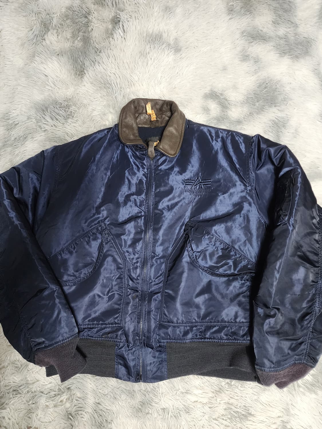 알파인더스트리 cwu 45 MA-1 블루종 항공 점퍼 상품이미지1