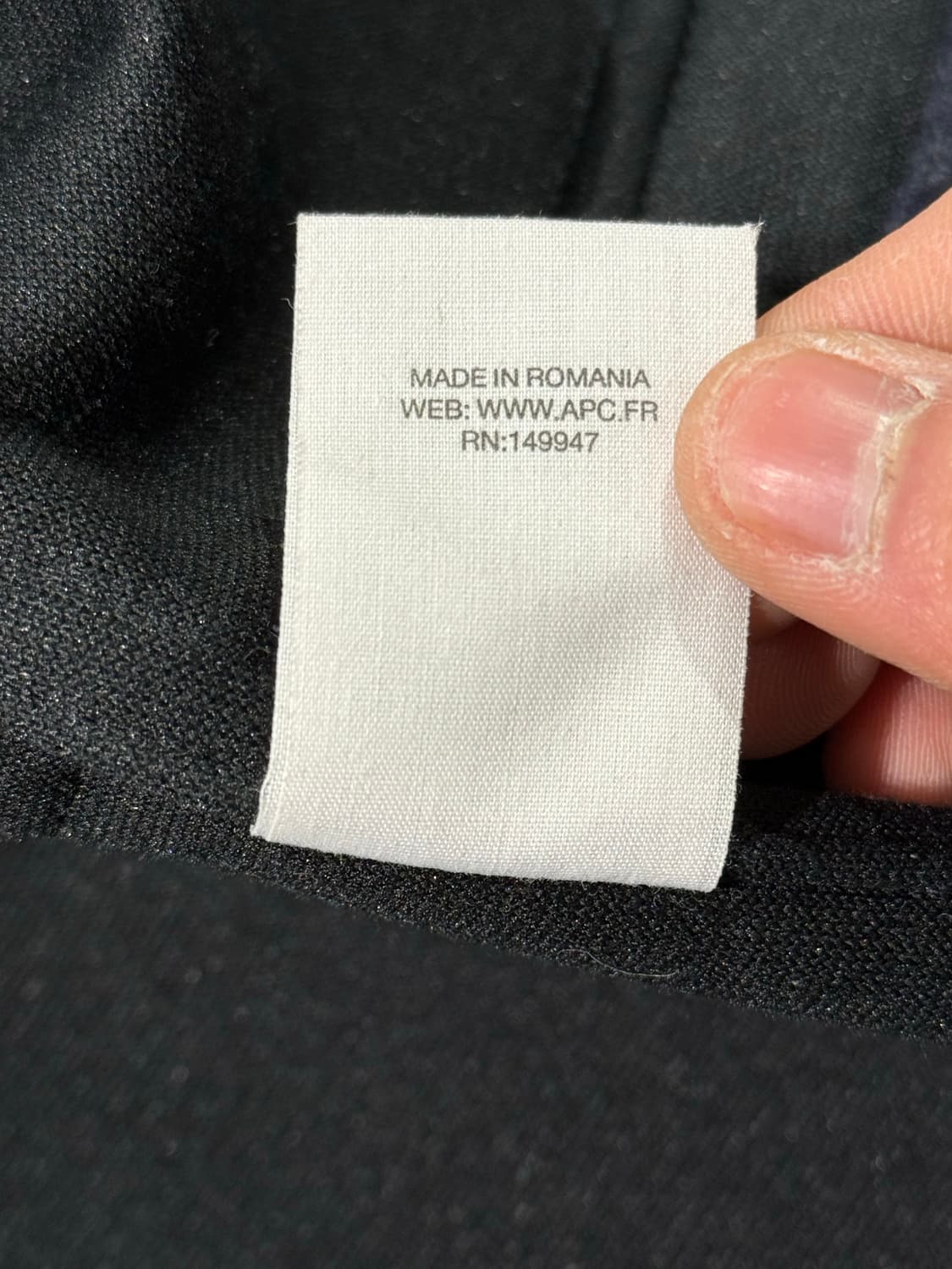 아페쎄 딥 네이비 히든 버튼 울 후디 코트 상품이미지9