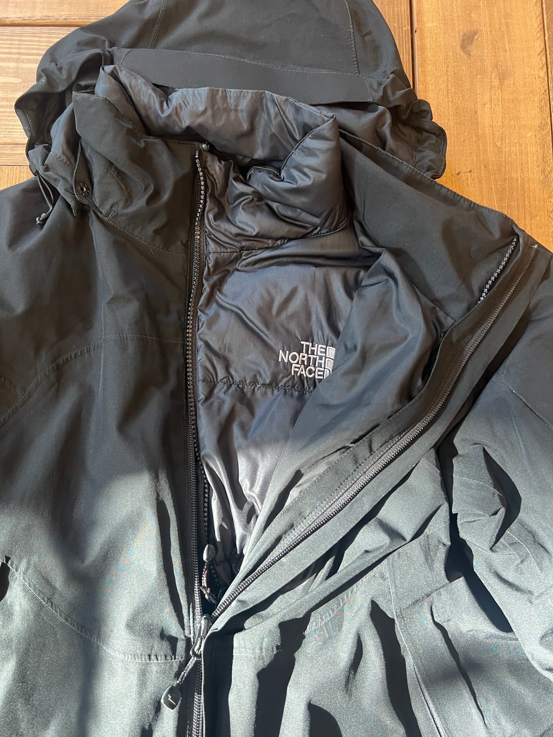 노스페이스 블랙 2-in-1 패딩  상품이미지8