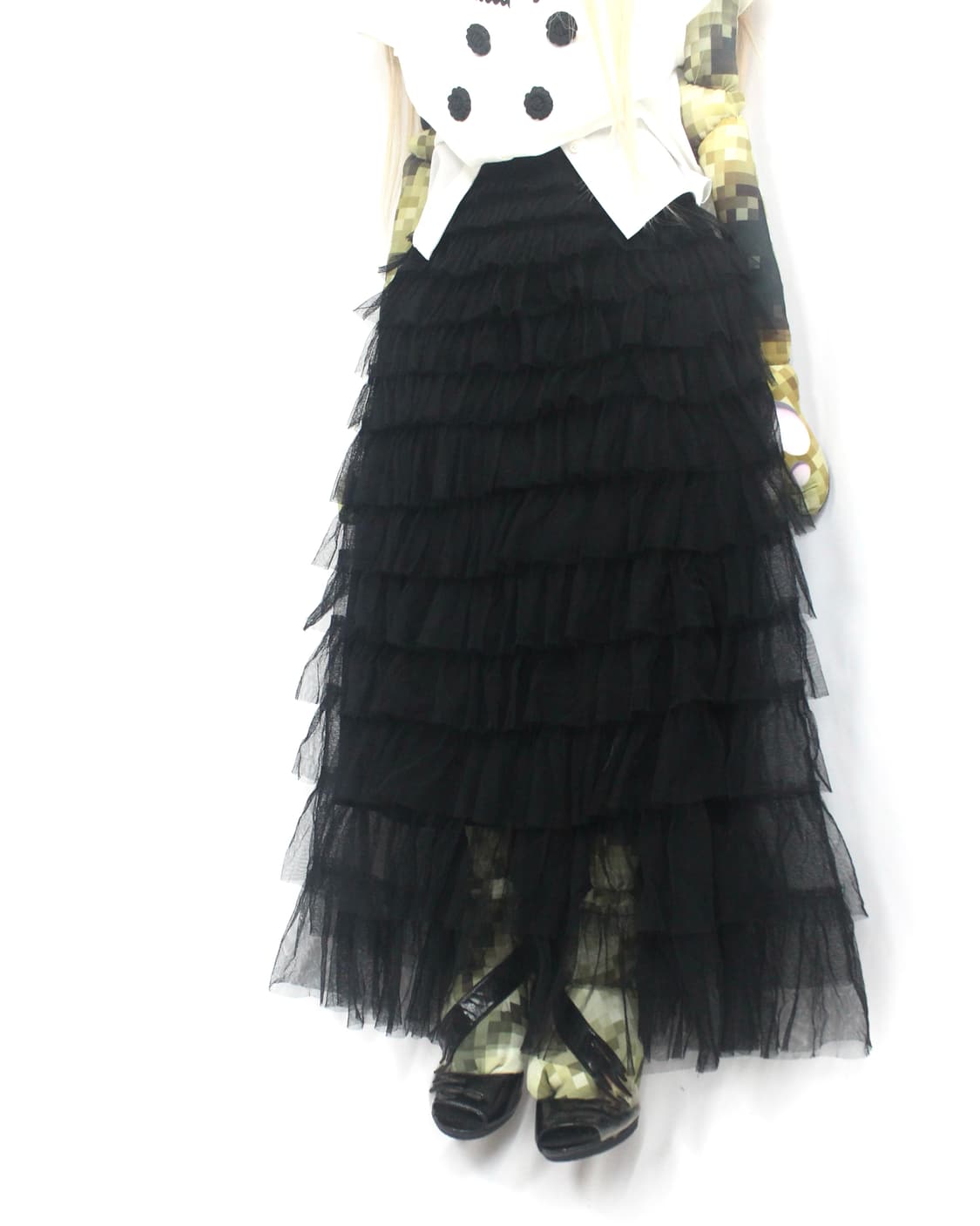 Layered can-can sha long skirt (JPN) 상품이미지5