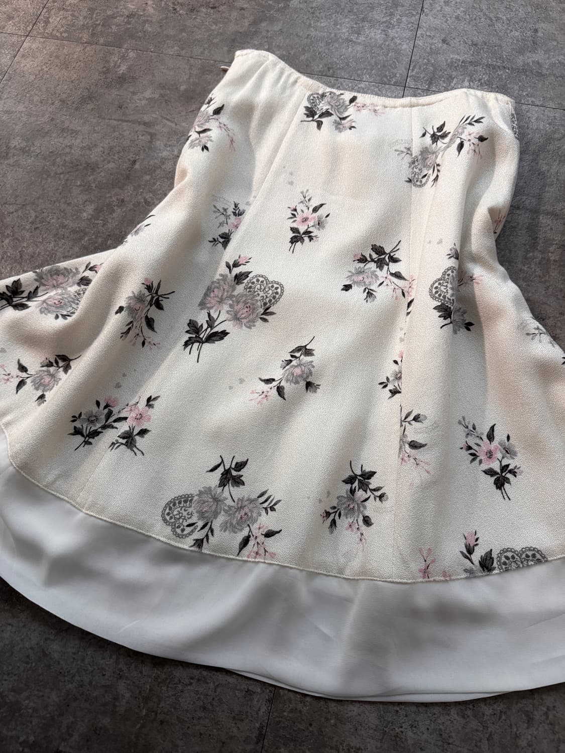 플라워 패턴 스커트 상품이미지7