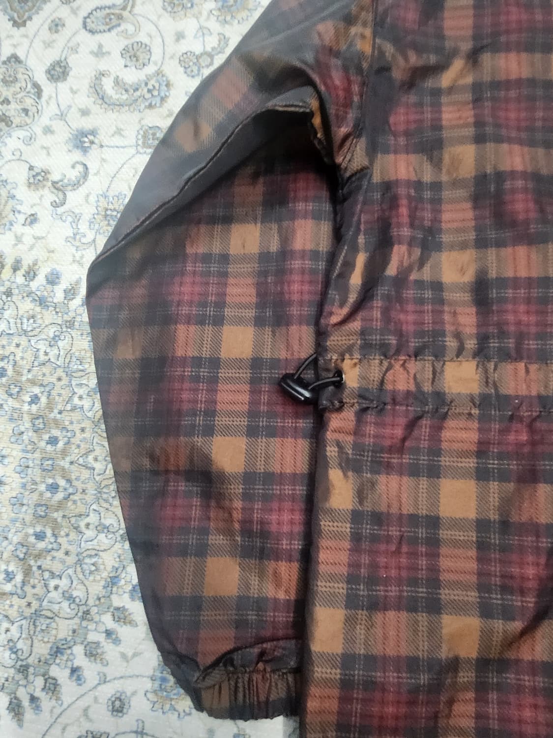 shedrain 체크 바람막이 자켓 S-M (100-105) 상품이미지3