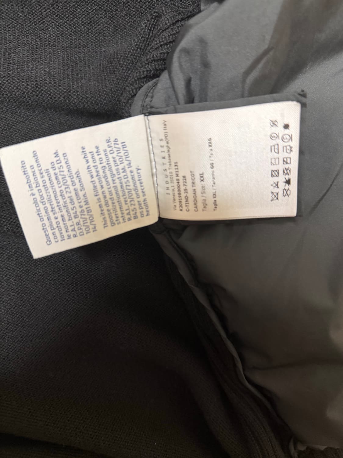 몽클레어 니트패딩 XXL 정품 QR인증 25년식 77 상품이미지4