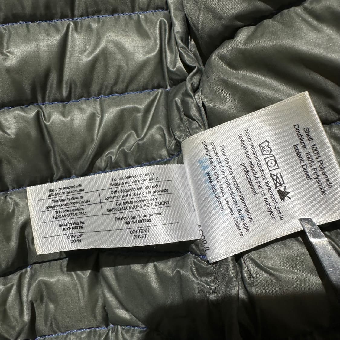 랩 마이크로 라이트 다운 경량 패딩 자켓 상품이미지9