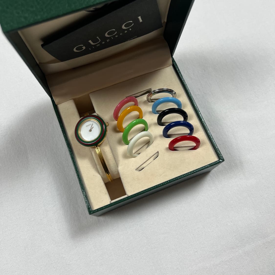90‘s 구찌 gucci 뱅글 링 시계 상품이미지4