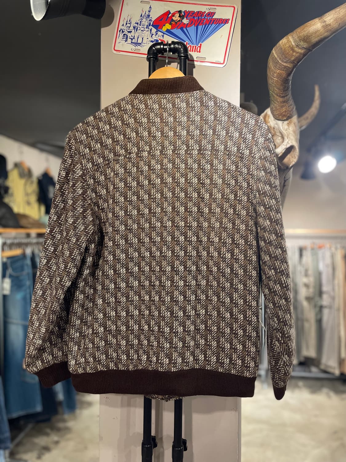 브라운 봄버자켓  (F580) 상품이미지3