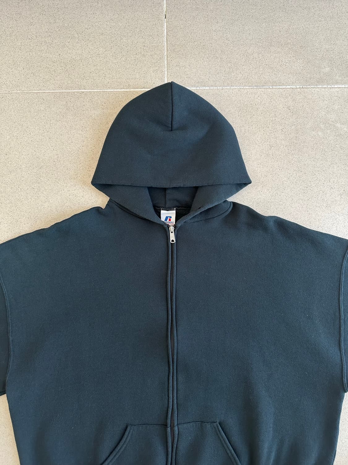 00s 빈티지 러셀 후드집업 그린 XXL 상품이미지4