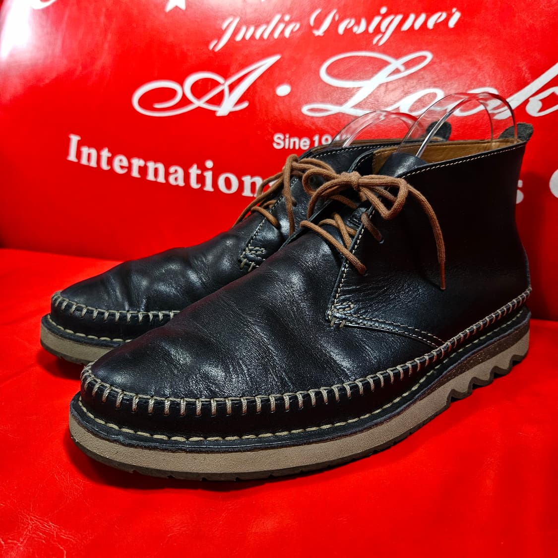 클락스(Clarks) 폴튼 탑 가죽 데저트화 상품이미지2