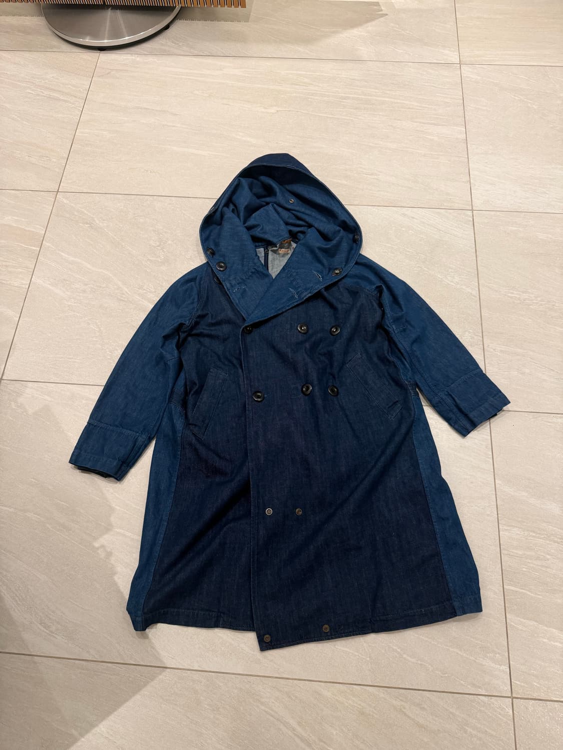 Kapital 데님 후드 트렌치 코트 상품이미지1