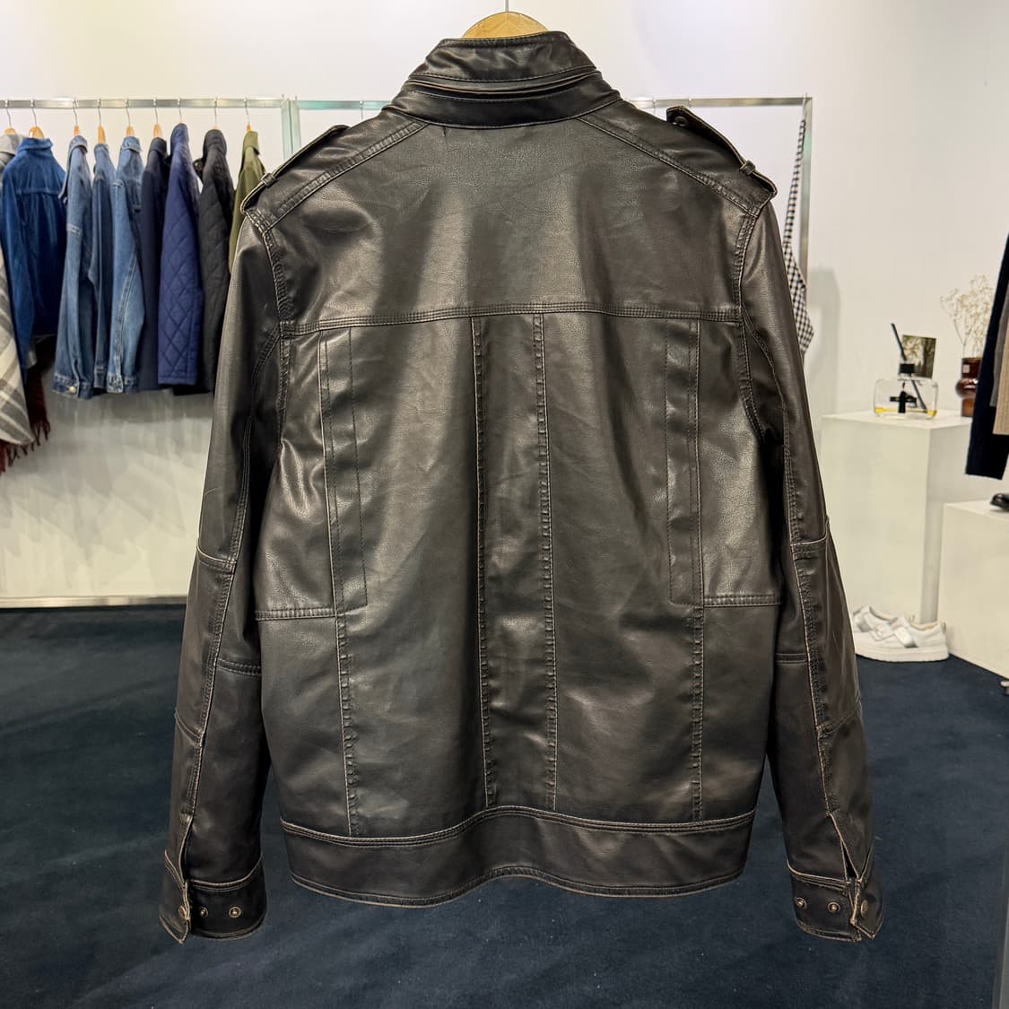 [M] 리바이스 페이크레더 가죽자켓 상품이미지2