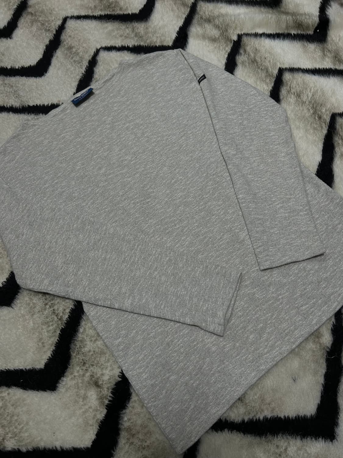 [SM]세인트제임스 보트넥 코튼 긴팔/메란지그레이 상품이미지2