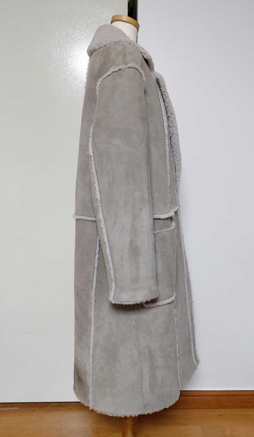 모조에스핀(MOJO.S.PHINE)리얼 롱 무스탕 코트(M) 상품이미지2