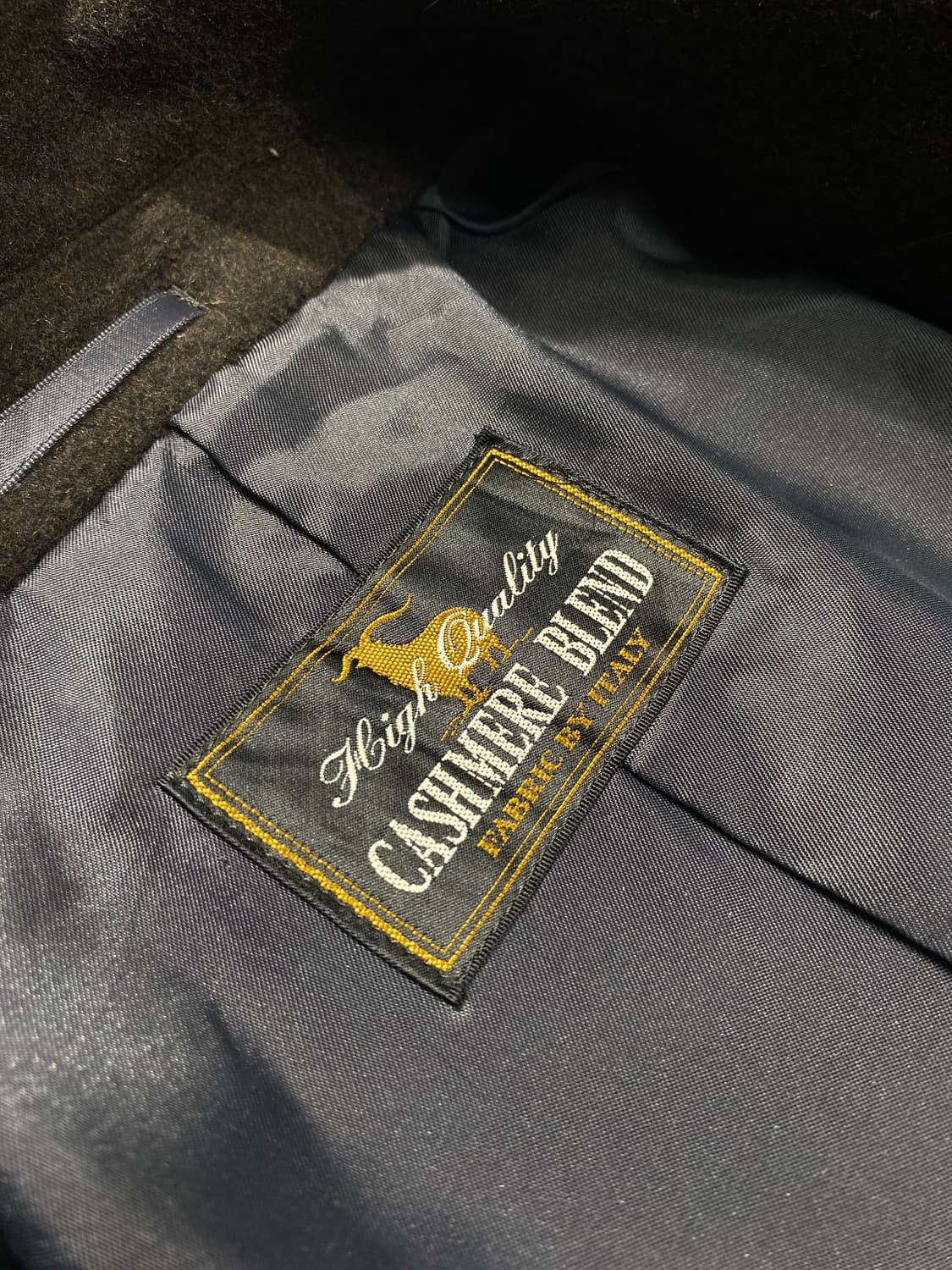 [L] 90s Bato-Loto 브라운 캐시미어 블렌디드 더블 코트 상품이미지6