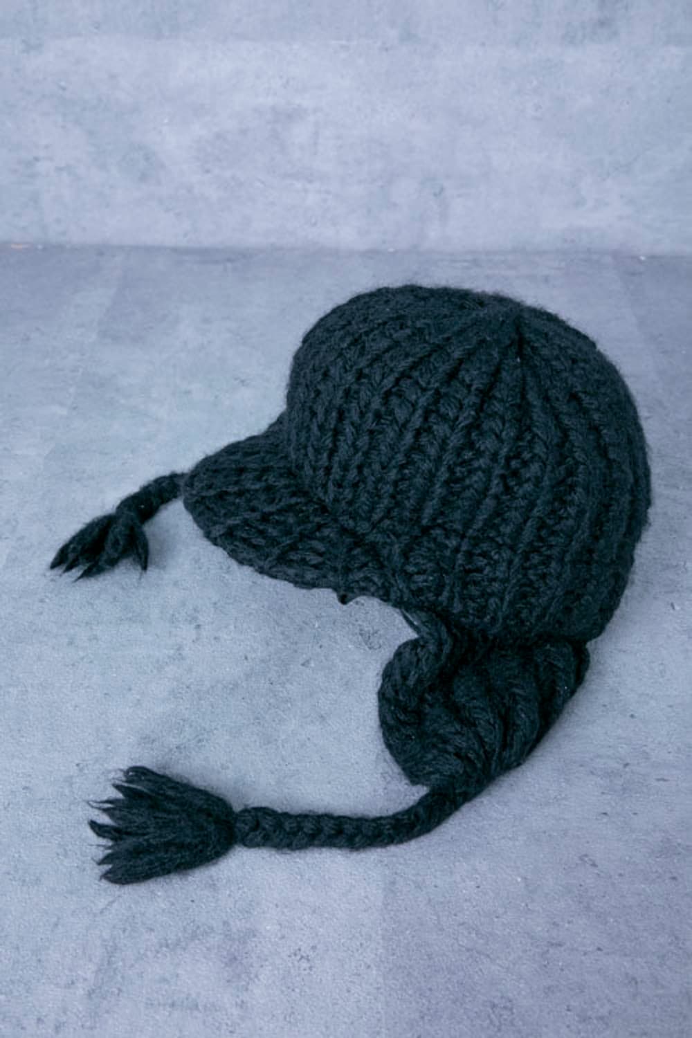 [os] 키지마 타카유키 니트 캡 블랙  상품이미지1