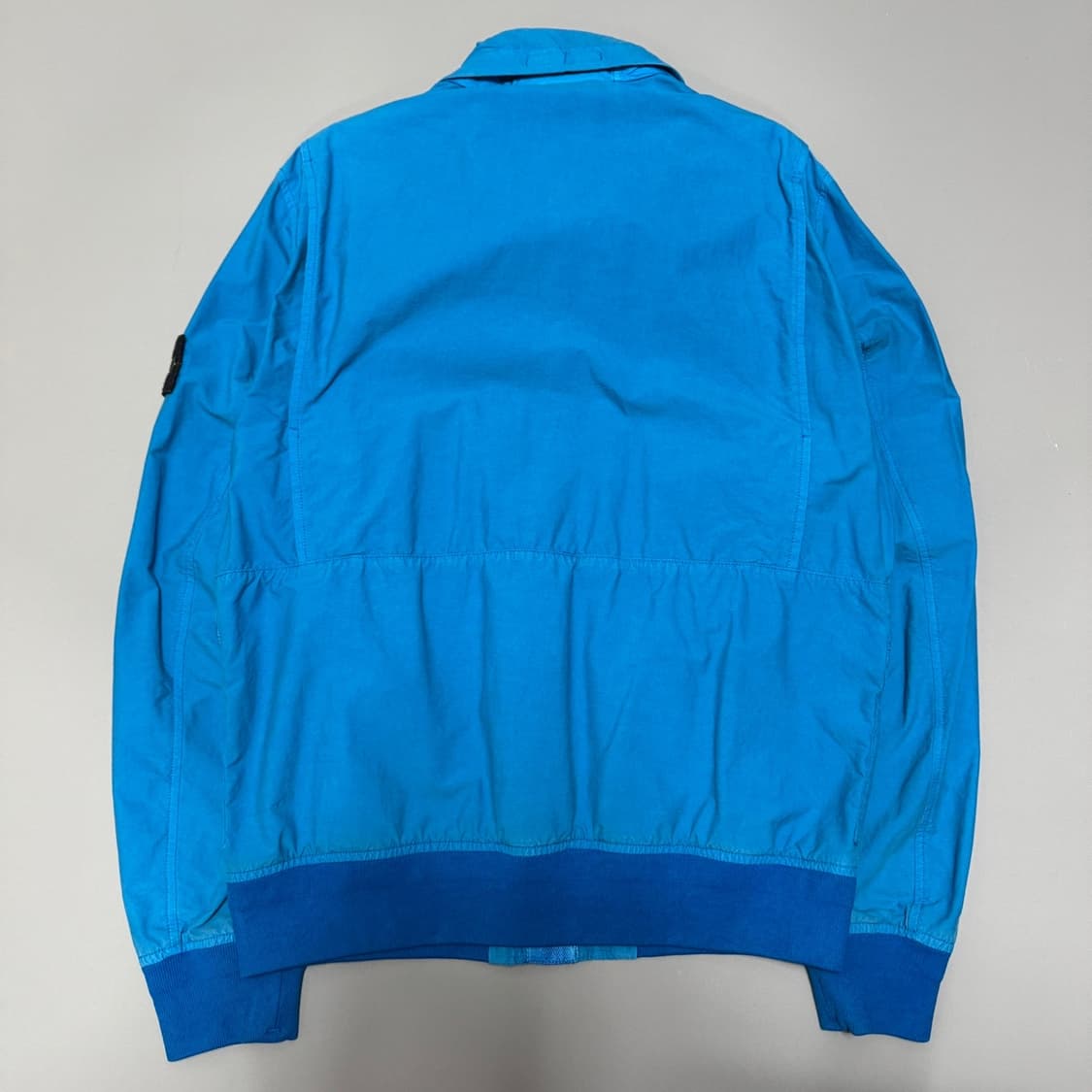 스톤아일랜드 민트컬러 나일론 트윌 코튼 혼방 하이넥 집업 윈드브레이커 상품이미지9