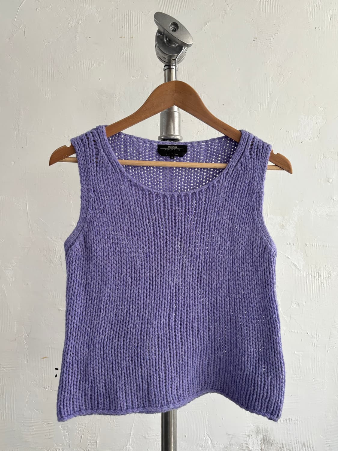 Max Mara 막스마라 퍼플 니트 나시  상품이미지5