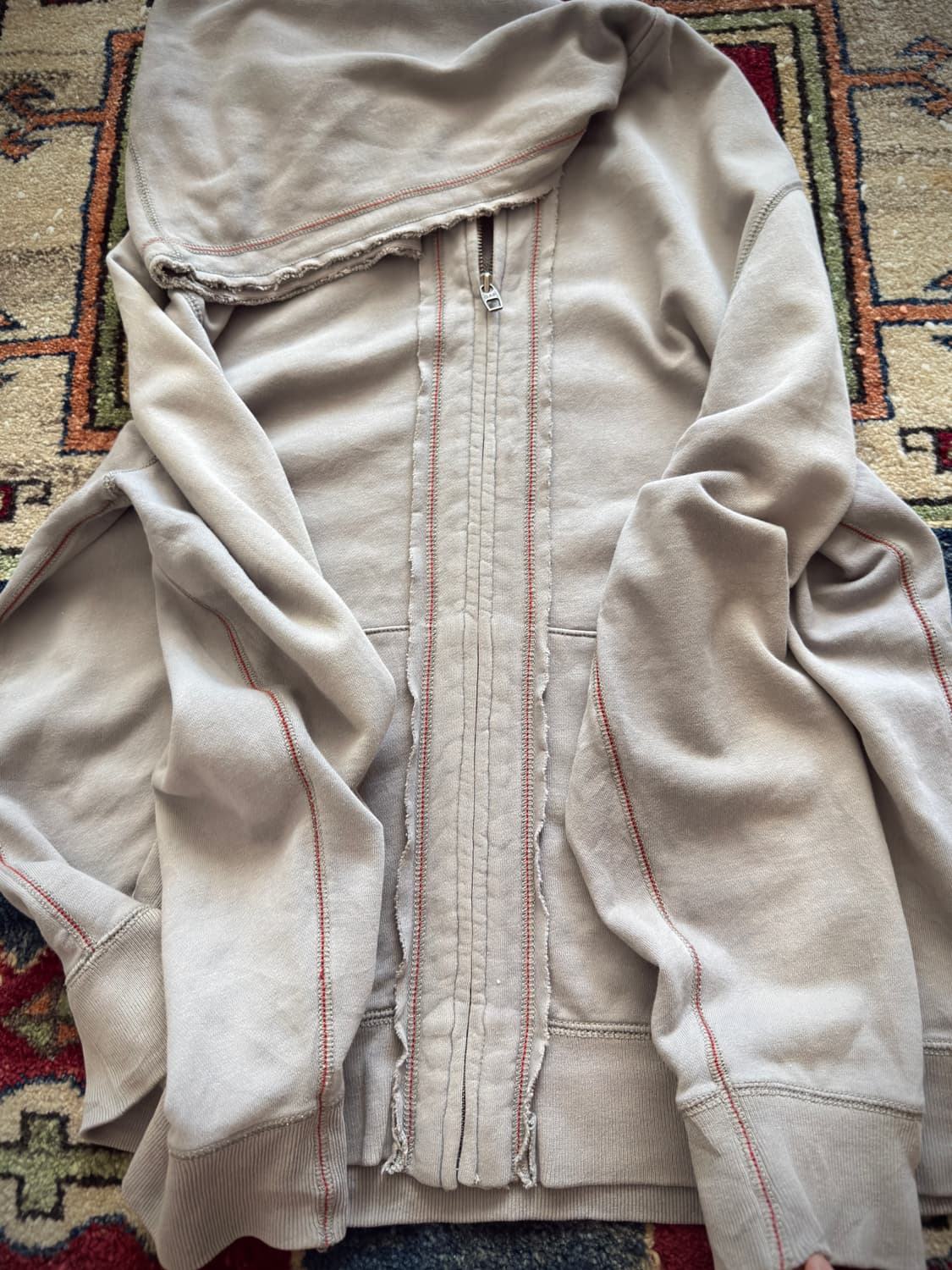 90s Old Gap Selvede line Hood zip-up 상품이미지3