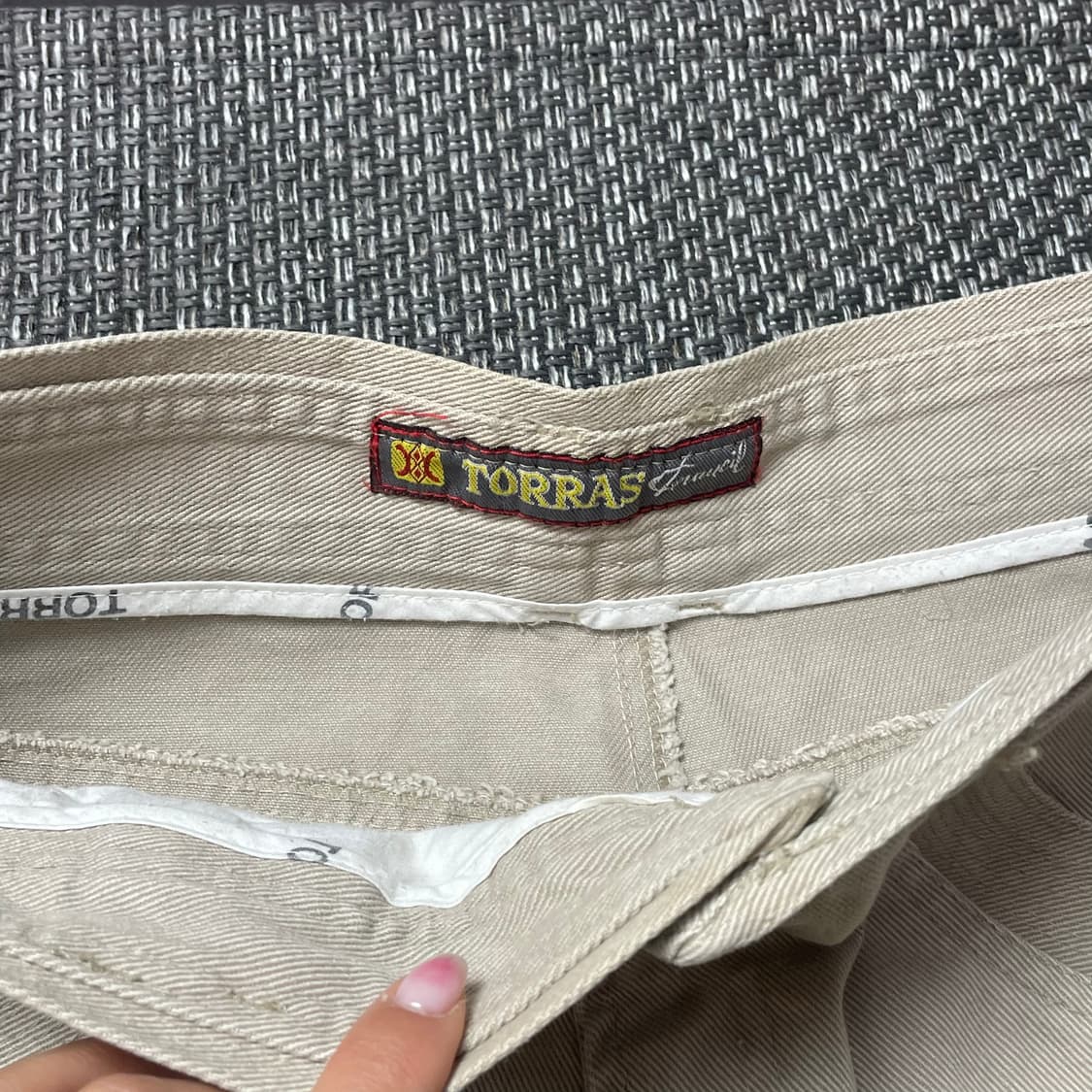 (31) 토라스 스페인 빈티지 베이지 코튼팬츠 상품이미지5