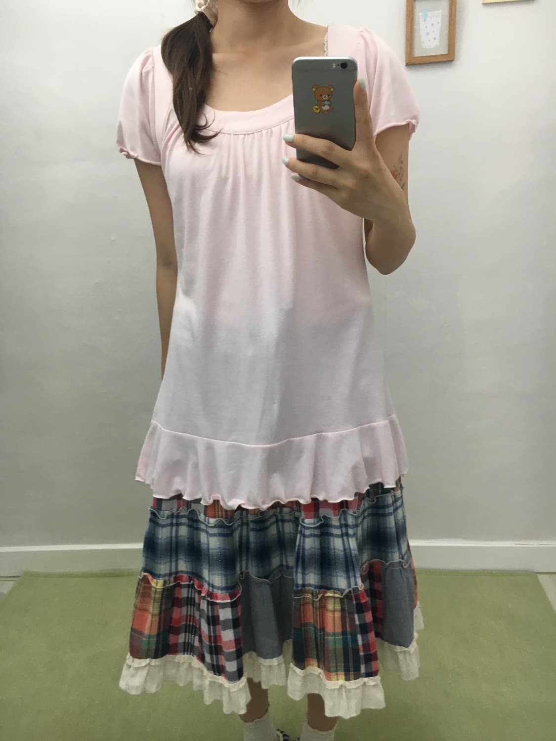 딸기우유 핑크 블라우스 상품이미지3