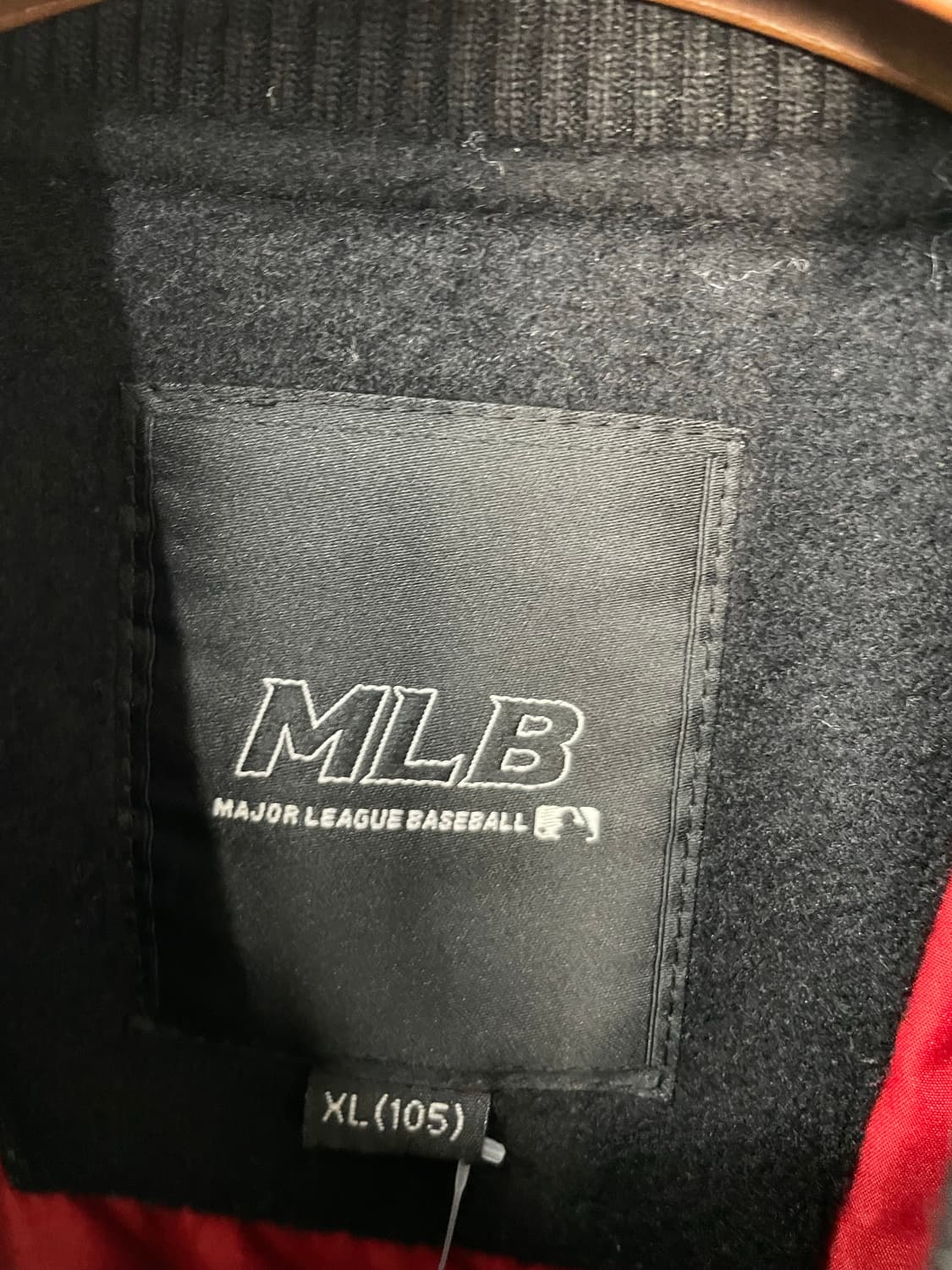 MLB 레인보우 로고 울 솔리드 바시티 자켓 H1272 상품이미지7