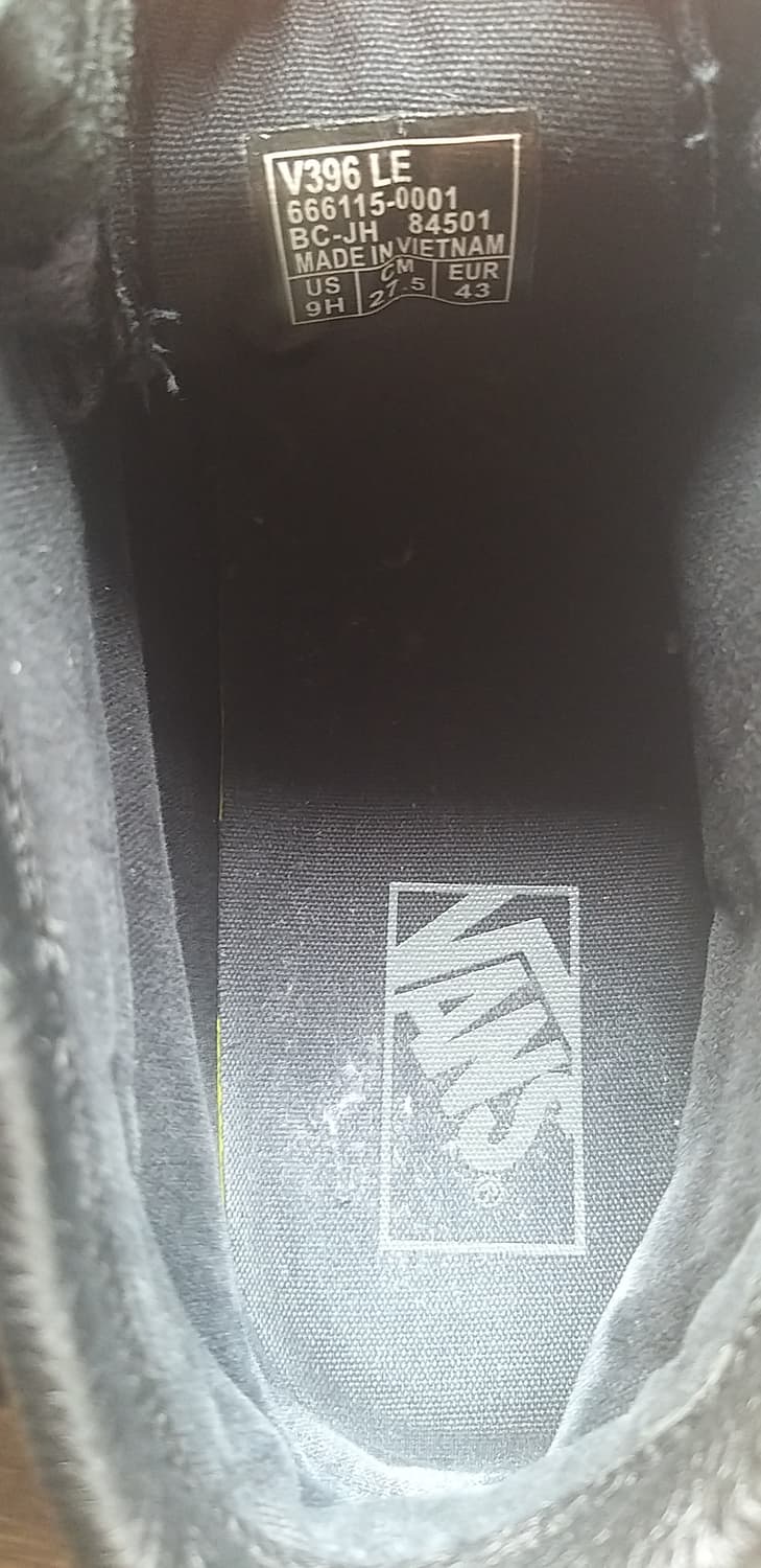 반스 Carver 레더 블랙 스니커즈 상품이미지3