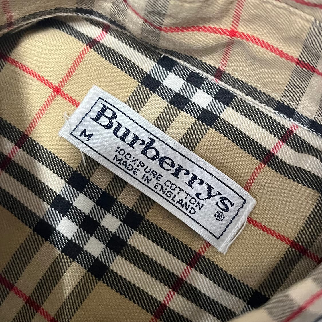 M 버버리 버튼다운 노바체크 셔츠 상품이미지3