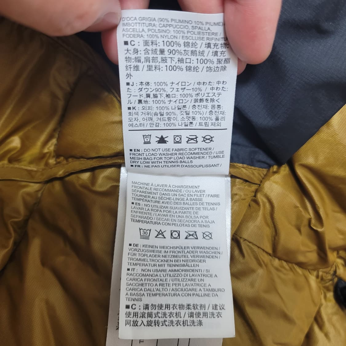 [XL] 아크테릭스 토륨AR 후디 24K골드 패딩 상품이미지8