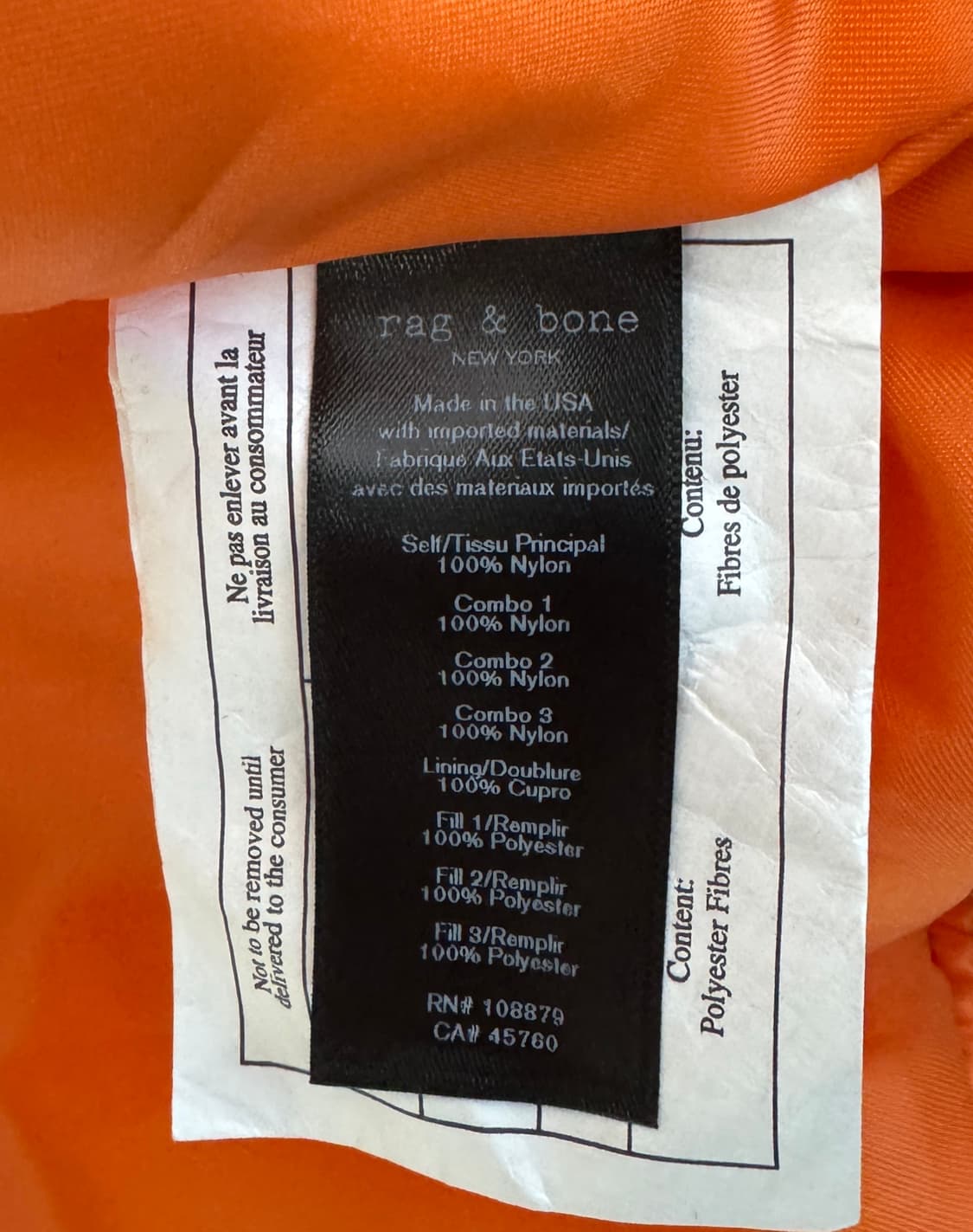 RAG&BONE 랙앤본 라이트 블루 보머 봄버 자켓 XS 상품이미지9