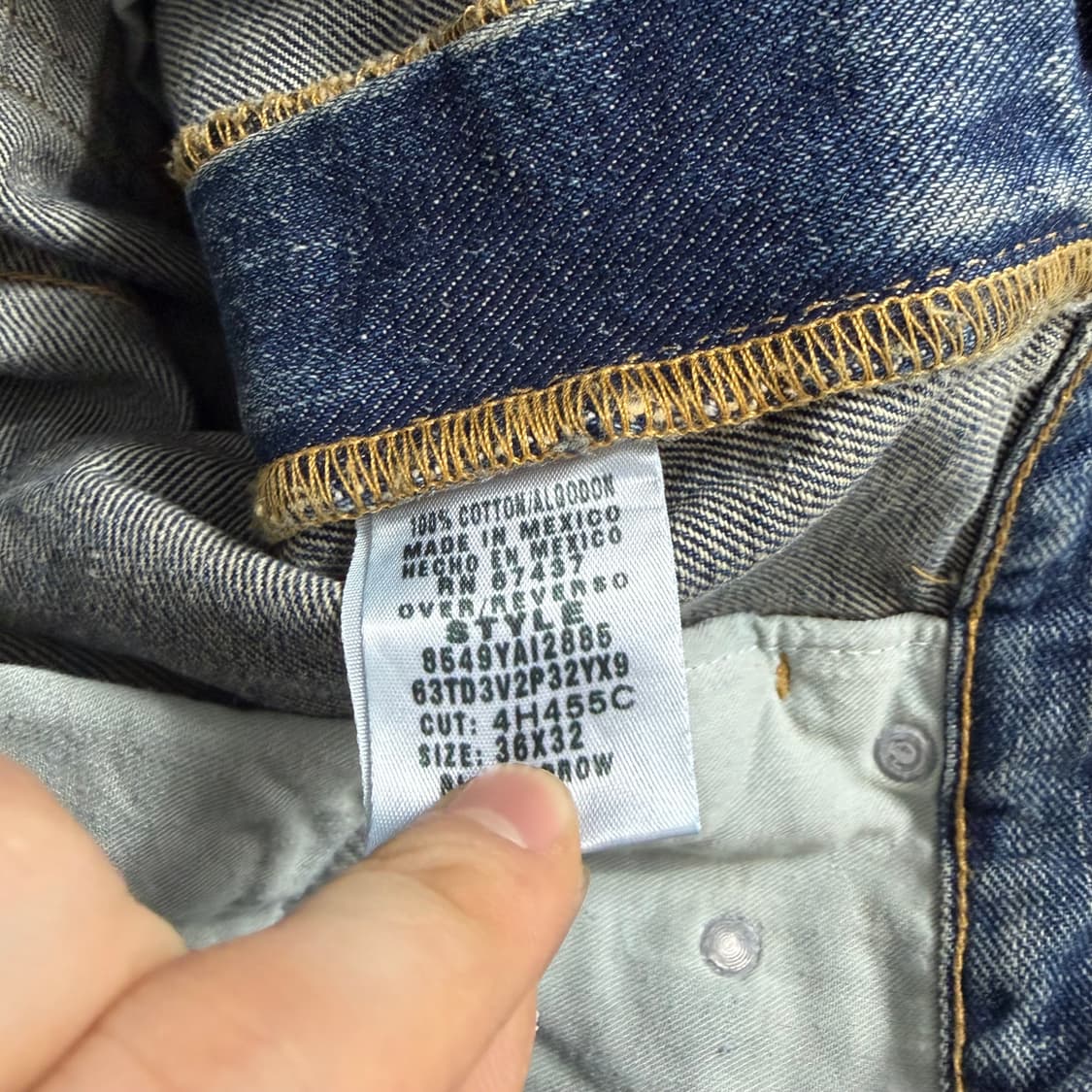 폴로 진스 와이드 데님 팬츠 상품이미지9