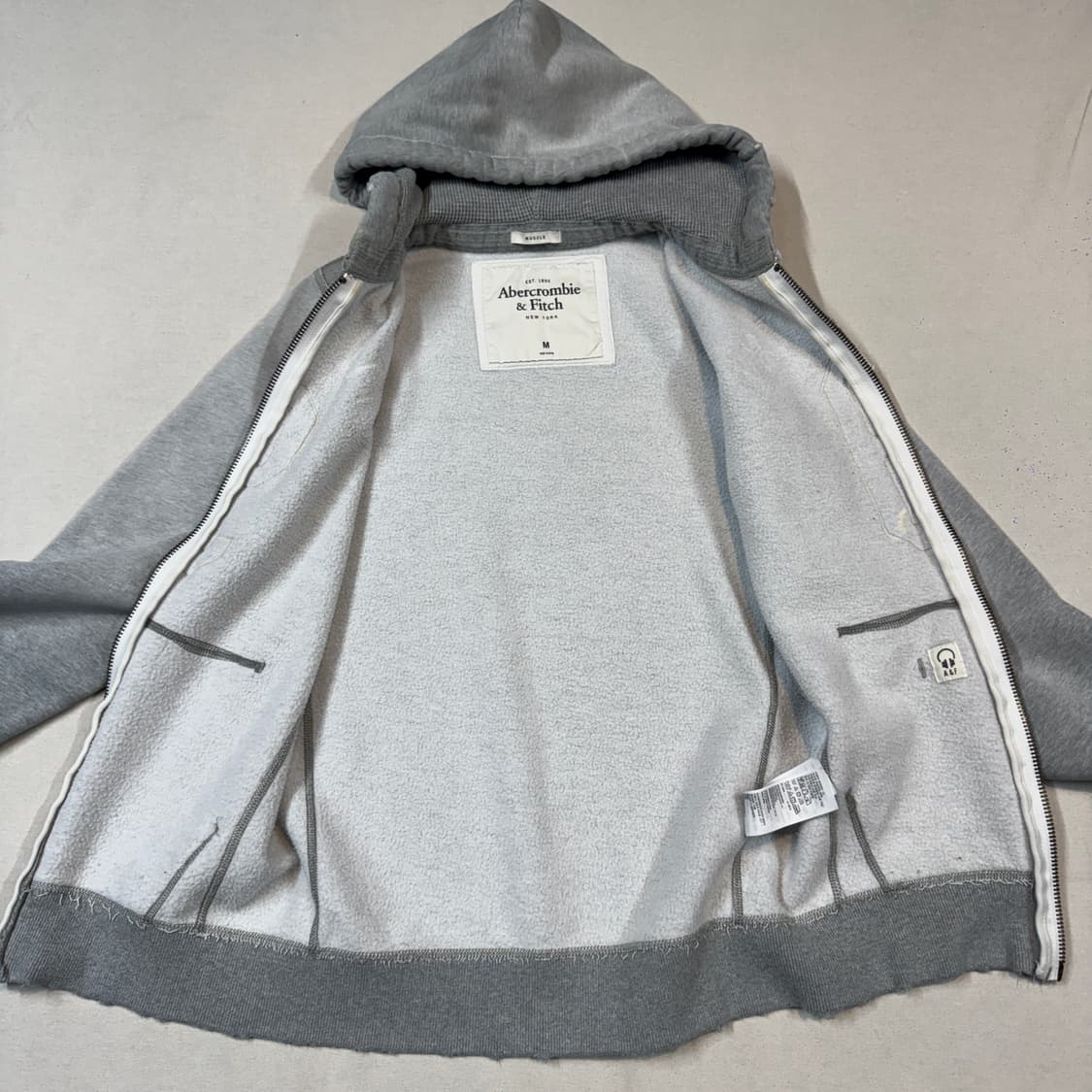 M) 아베크롬비 후드집업 그레이 상품이미지5