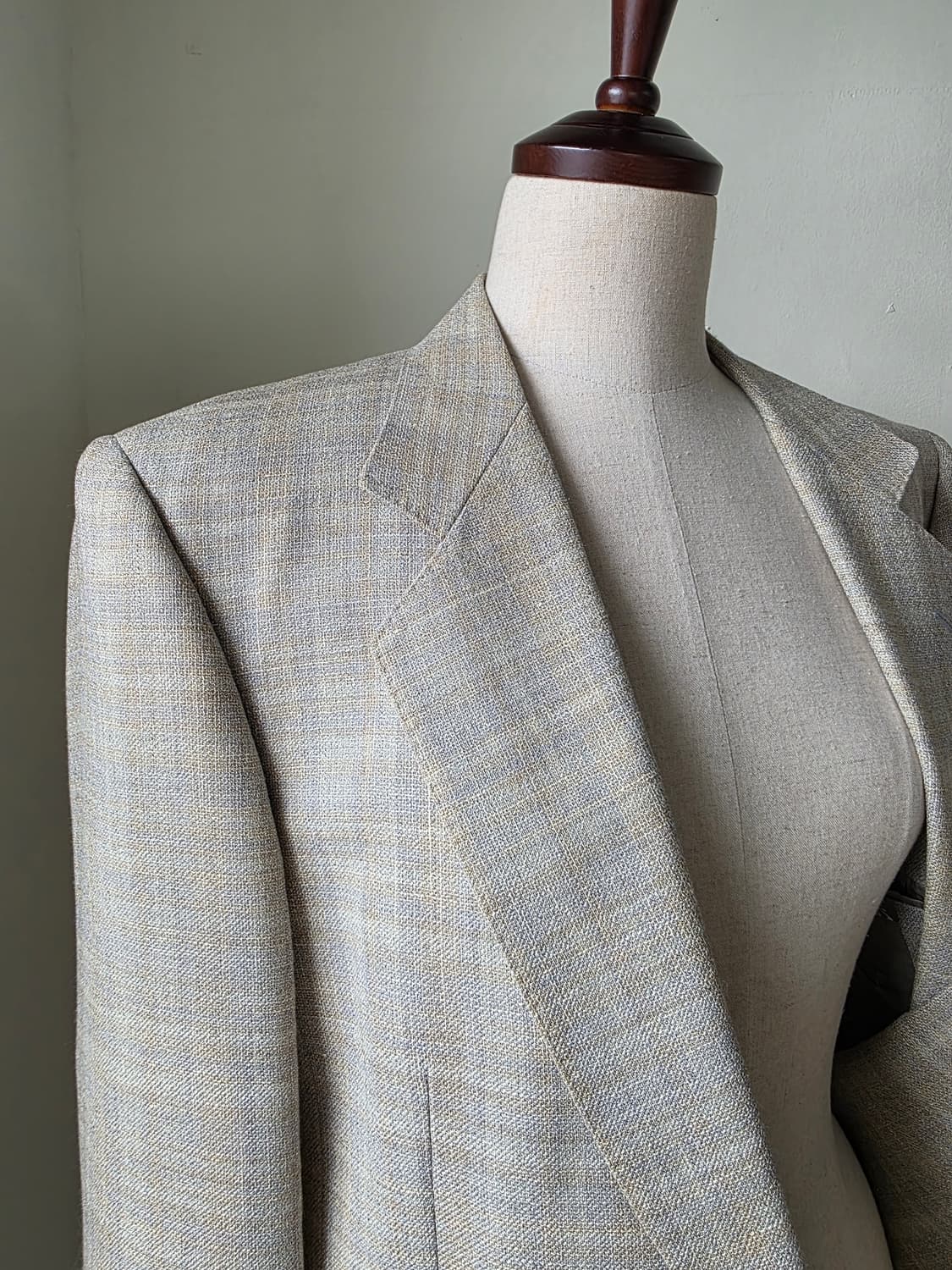 GIVENCHY 지방시 각인 단추 린넨 싱글 남성 자켓 상품이미지4