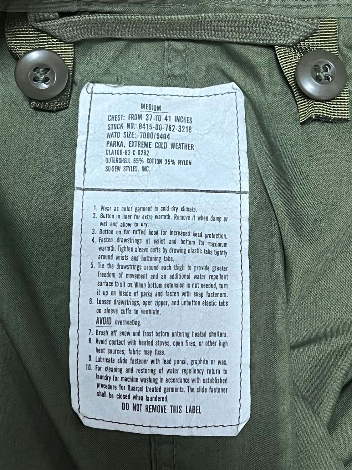 M65 피쉬테일 개파카 상품이미지3