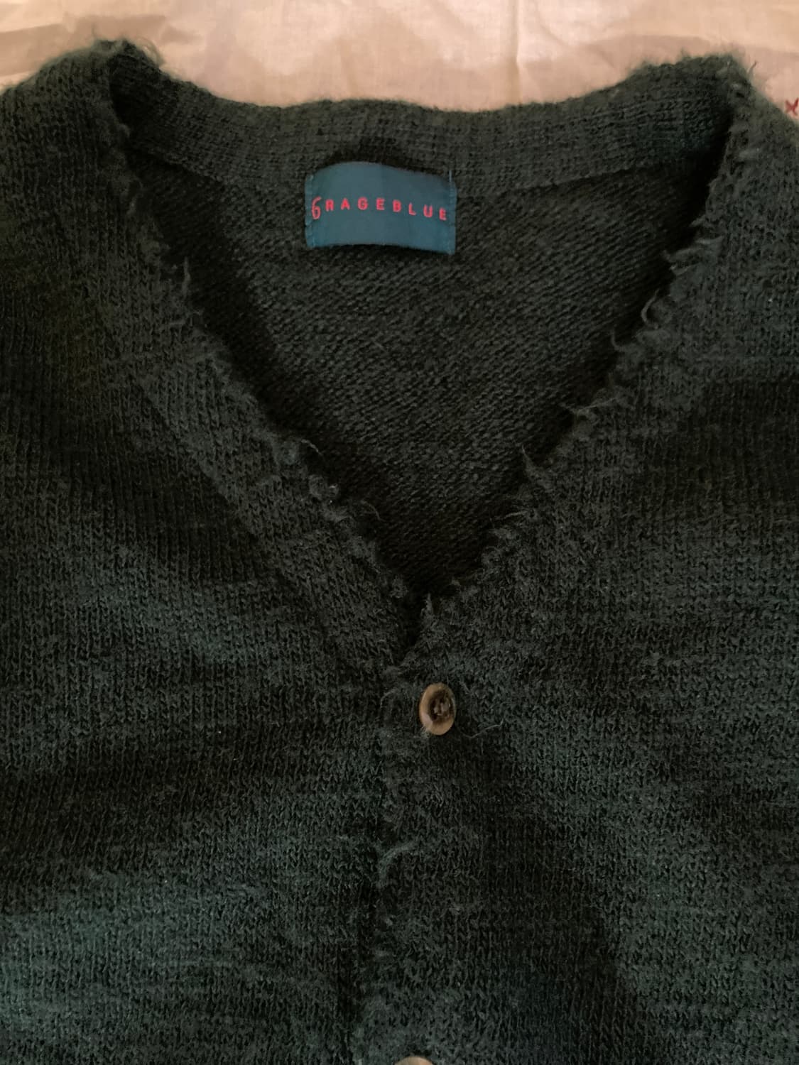 Rageblue 녹색 가디건 상품이미지4