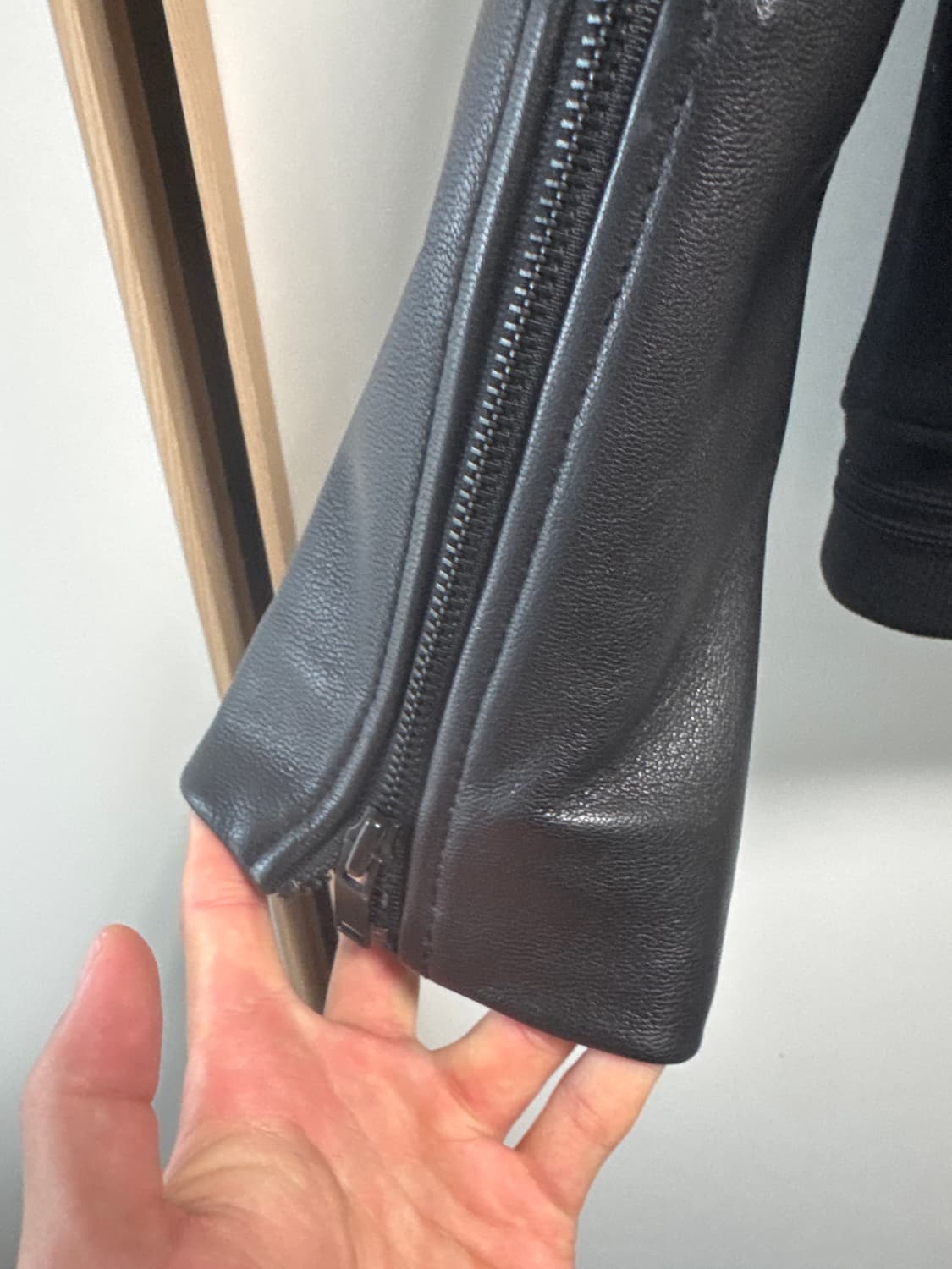 시스템 90만원대 염소가죽 자켓 상품이미지5