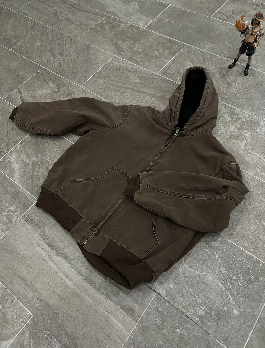 (XL)칼하트 덕 액티브 후드자켓 J130 CHT 체스트넛 상품이미지8