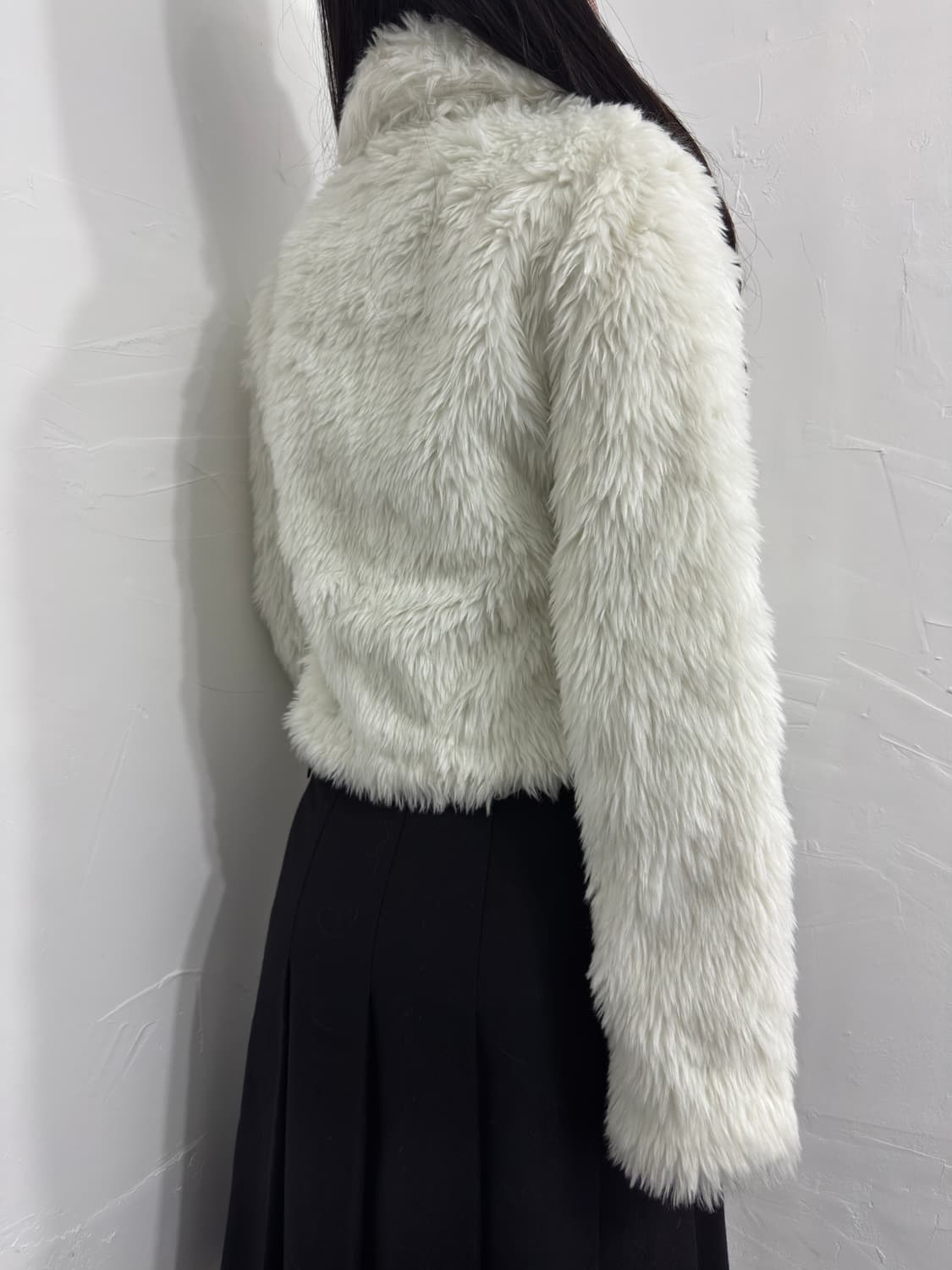 anita arenberg white fur jacket 상품이미지4