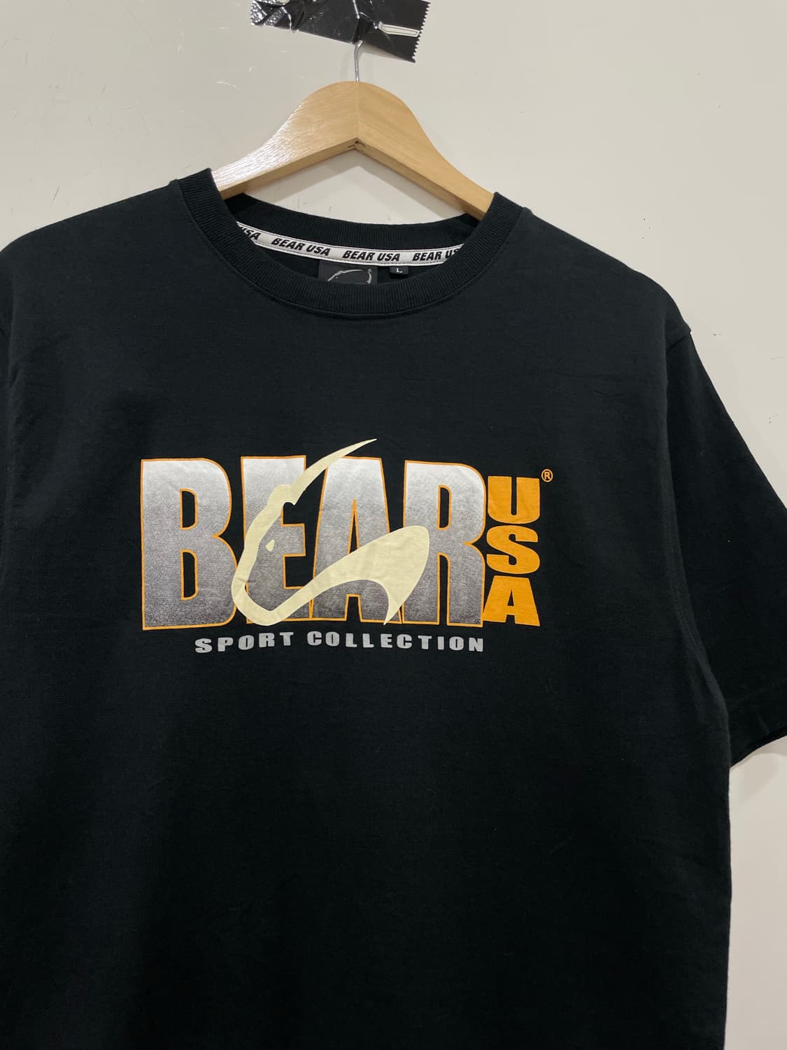 90s Bear USA 빅 로고 반팔 티셔츠 상품이미지6