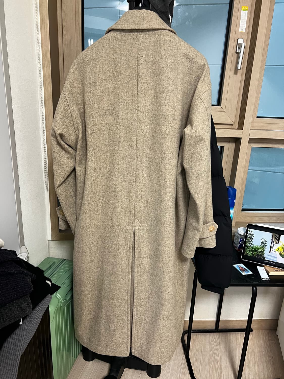 오라리 21AW 셔틀랜드 울 더블 코트 4사이즈 상품이미지4