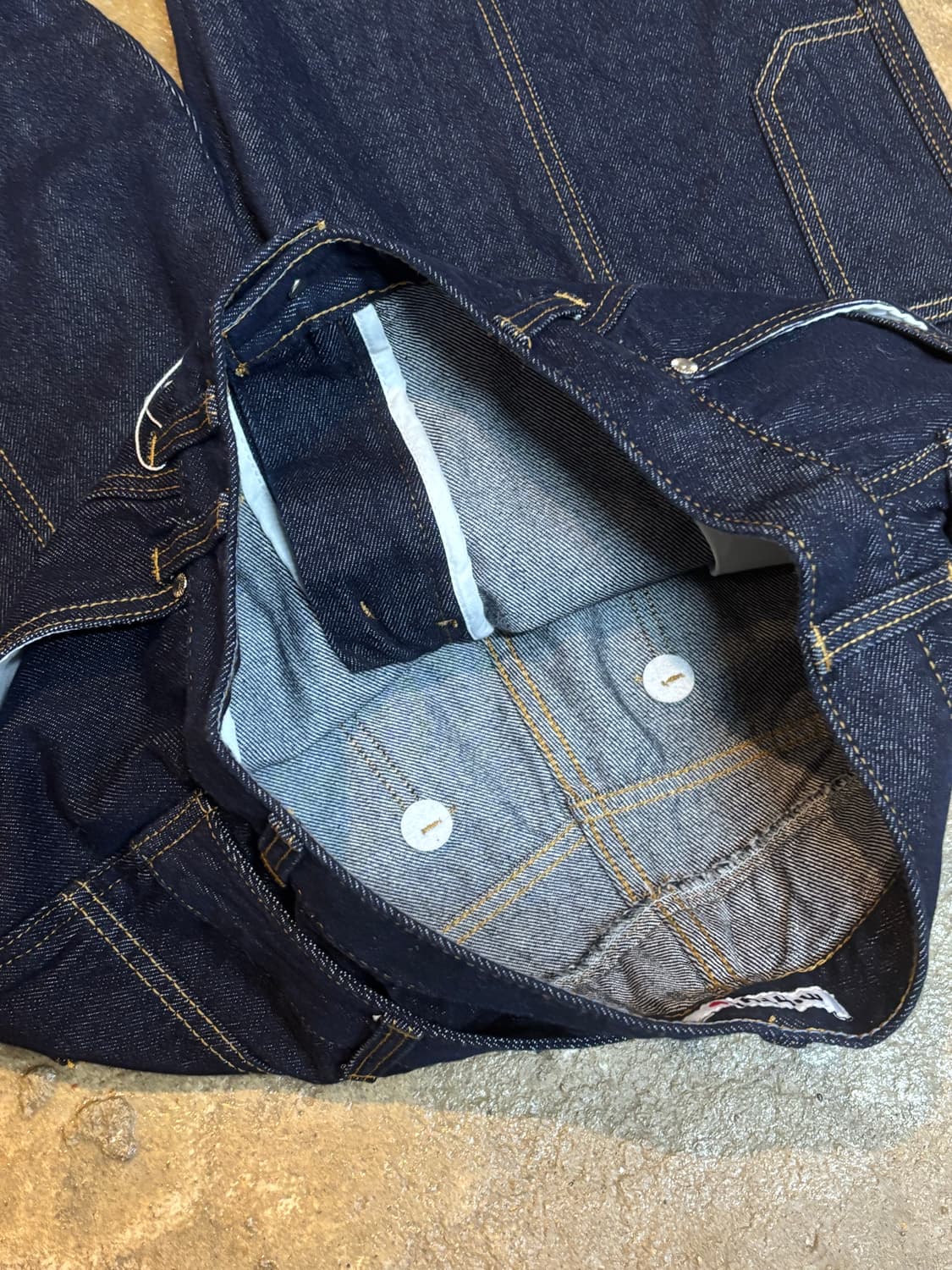 밈더워드로브 더블 레이어드 데님팬츠 /새상품 상품이미지9