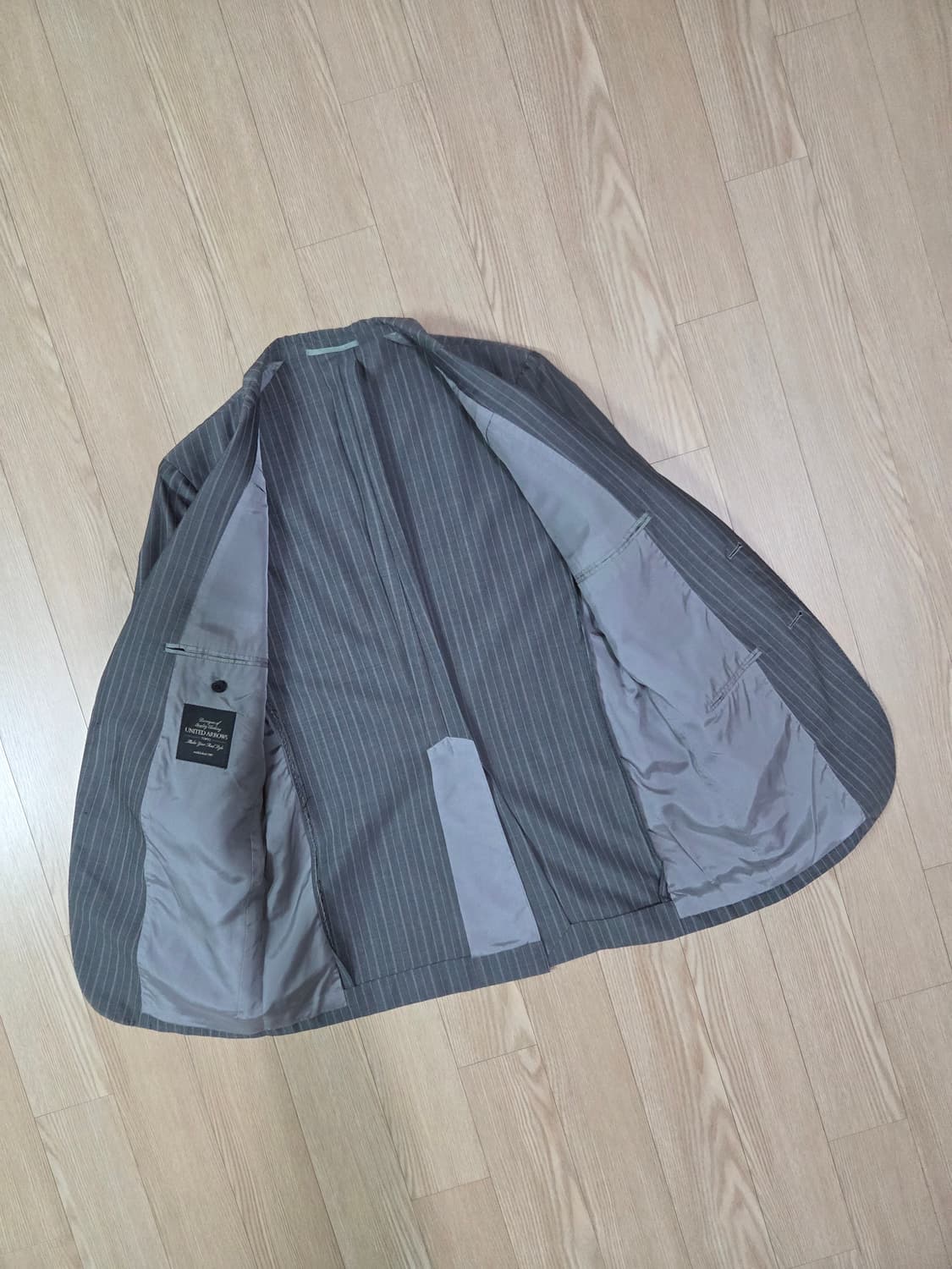 유나이티드 애로우즈 도쿄 라이트 그레이 모헤어 블레이져 상품이미지4