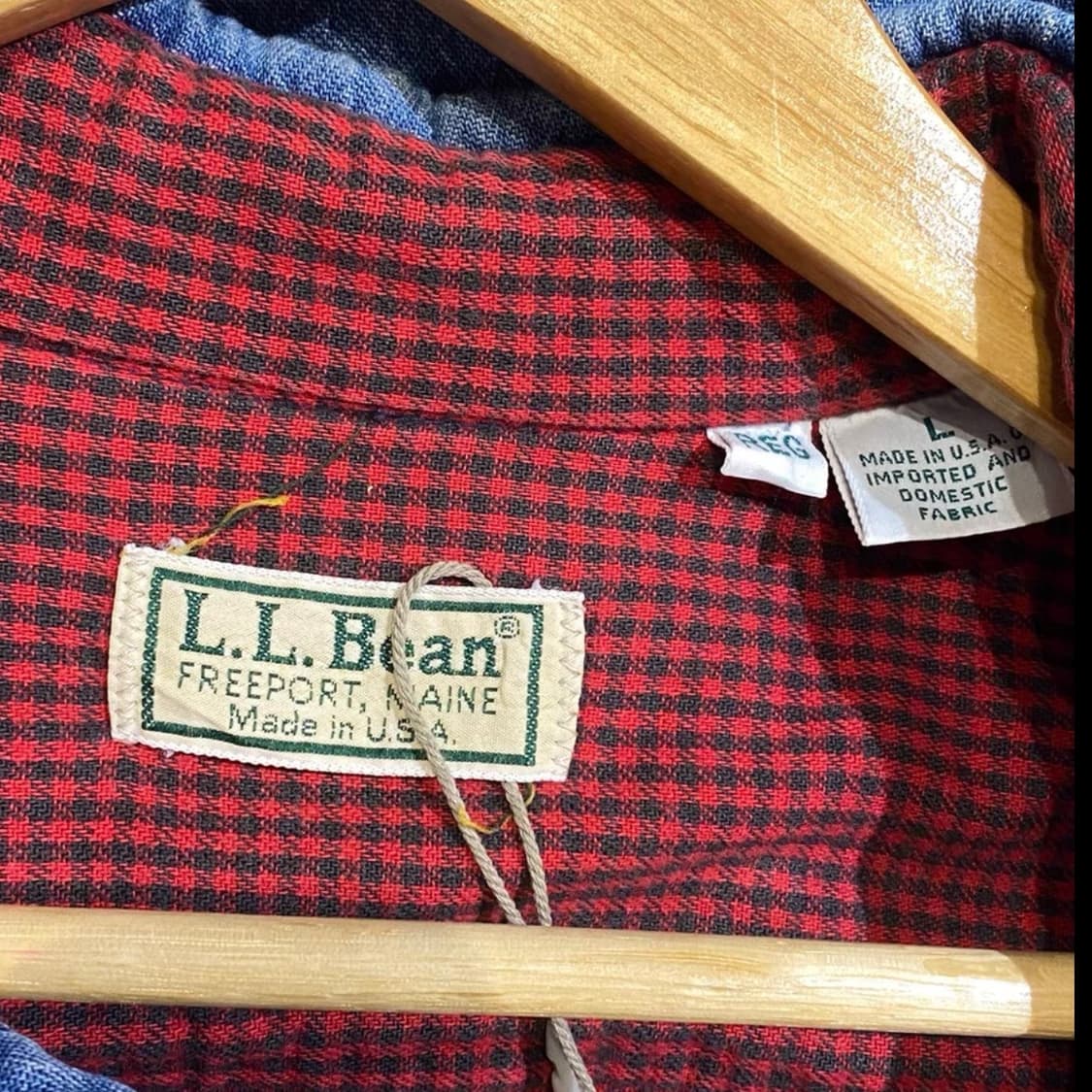 Vintage L.L.Bean(엘엘빈) 헤비 데님 셔츠 자켓 상품이미지6