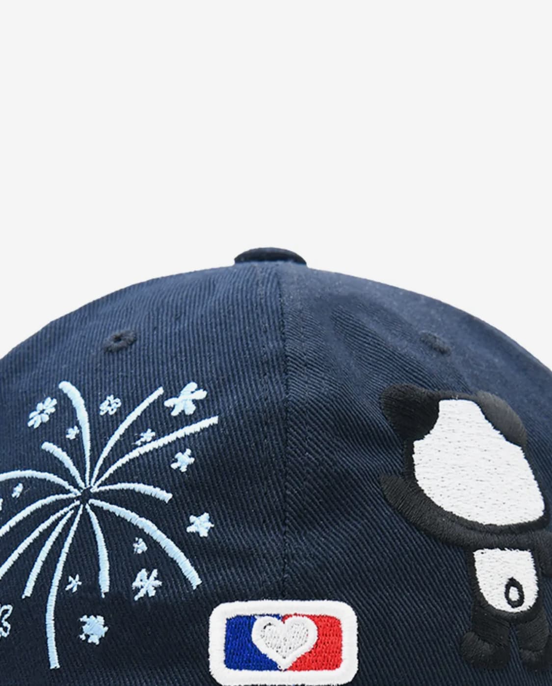 PANDA EMBROIDERY CAP (NAVY) 상품이미지4