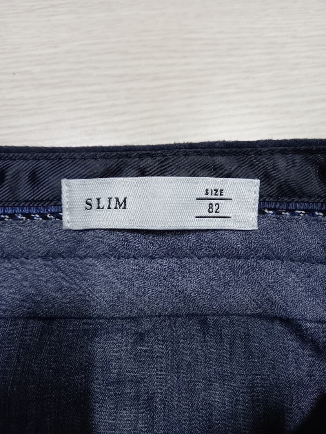 32 BEANPOLE 가을겨울용 스판 슬림일자 치노 네이비 32-350 상품이미지8